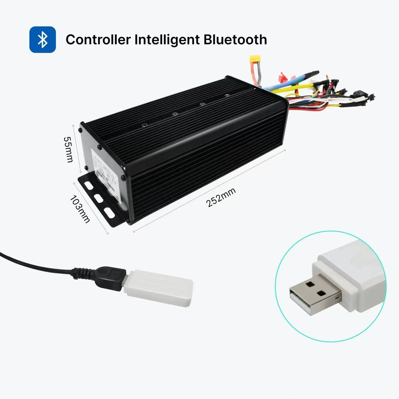 72V 100A Sabvoton Controller - Contrôleur à Onde Sinusoïdale 48V-72V 5000W
