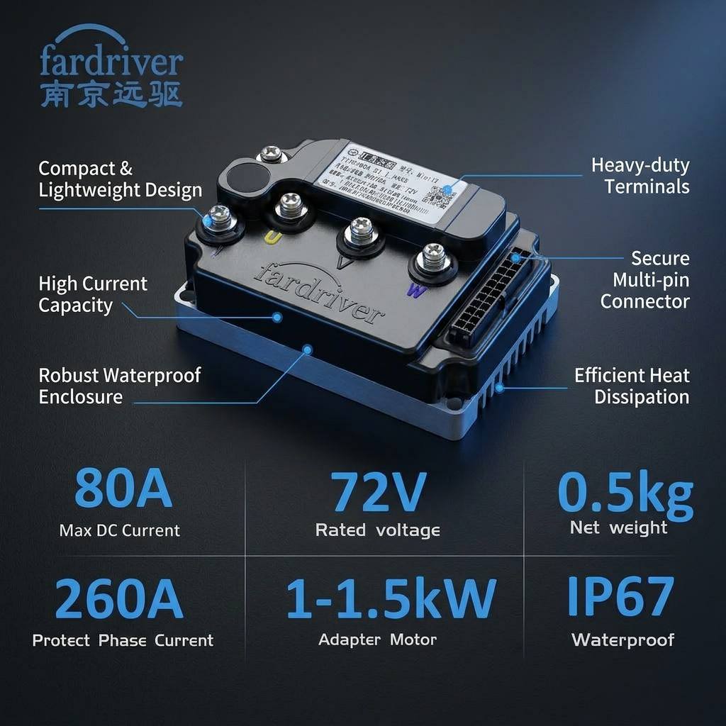 Contrôleur BLDC programmable à - Kelly Kls7230S Controller avis et prix